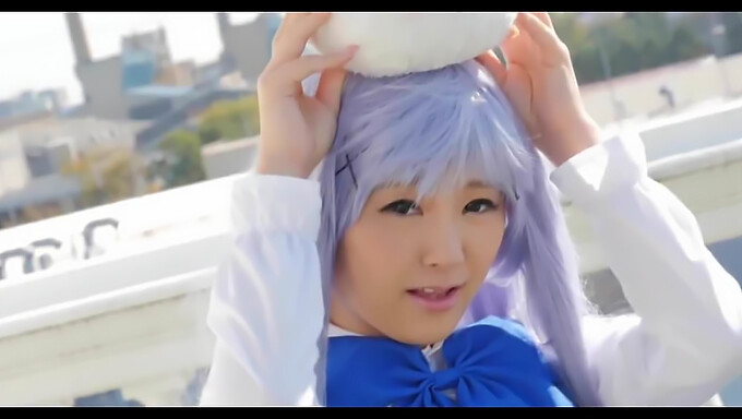 Japansk Babe I Cosplay Onanerar I Hd-Video