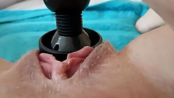 Mature Woman'S Intense Masturbation